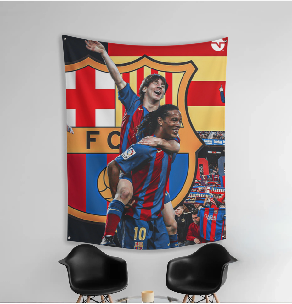 The FC Barcelona Flag - Wave Your Barça Era 🔵🔴