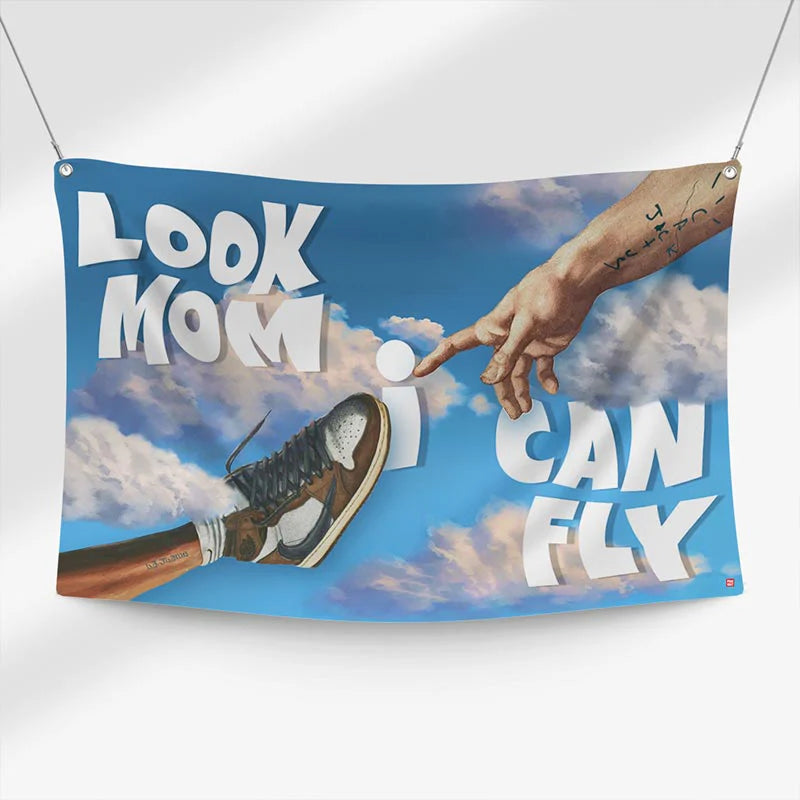 LOOK MOM, I CAN FLY – The Travis Flag 🚀👟